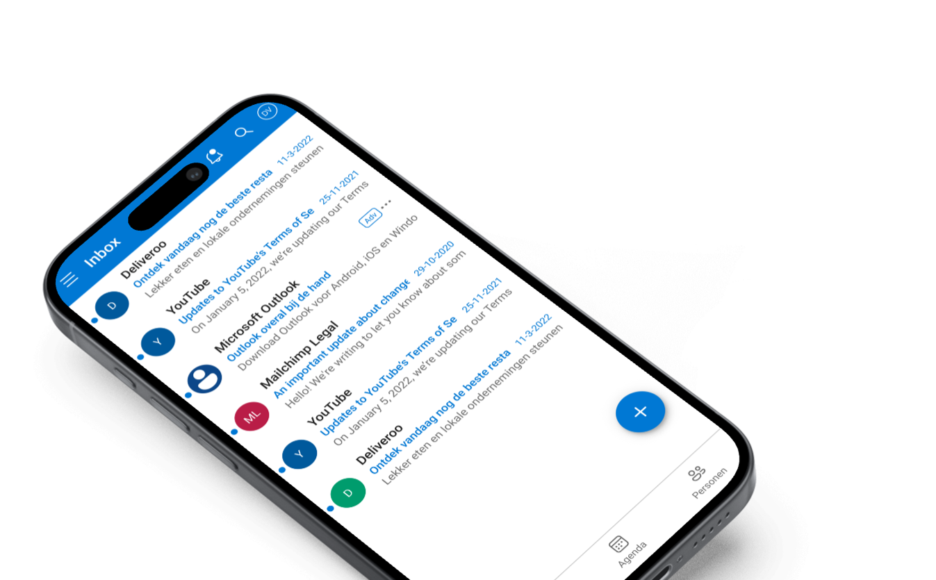 iPhone Outlook - vMail Pro mobil senkron